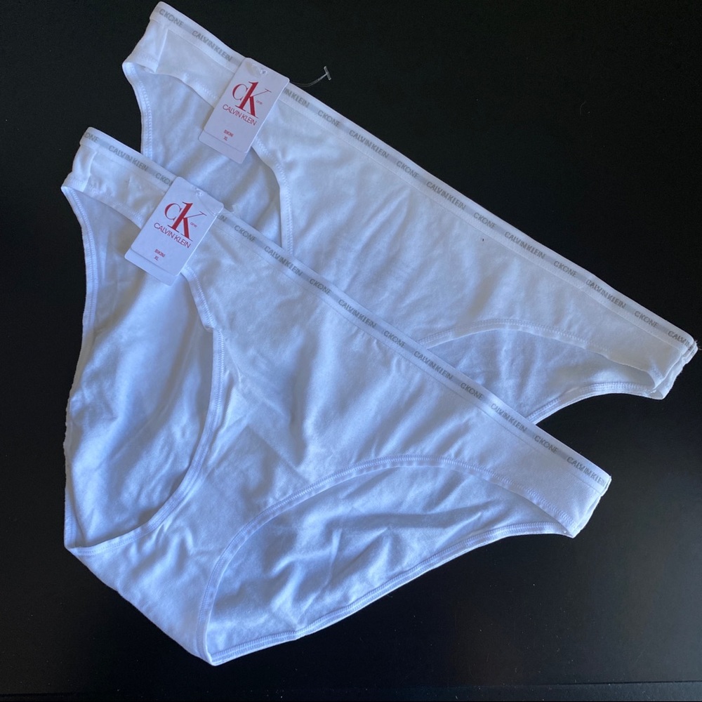 🌱 Calvin Klein One Cotton Singles Bikini Underwear set (x2)
